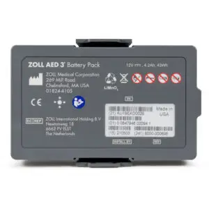 ZOLL AED 3 Non-Rechargeable Lithium Battery - Front Side